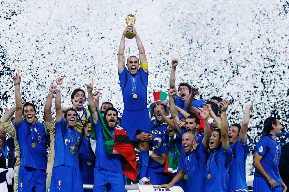 Italia -  Vô địch World cup thế giới với 4 ngôi sao sở hữu lối chơi Catenaccio