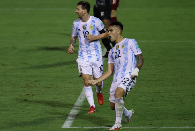 Thành tích thi đấu gần đây của Argentina và Venezuela