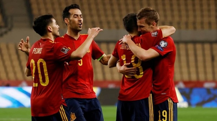 Thành tích thi đấu gần đây của Tây Ban Nha và Iceland