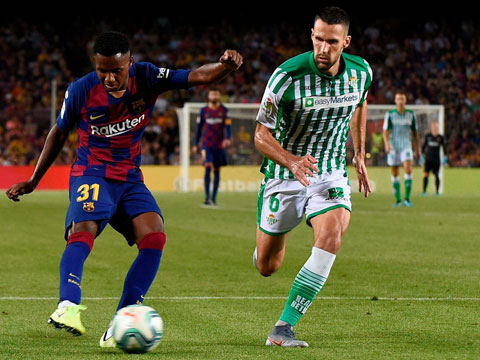 Thành tích thi đấu gần đây của Betis và Barcelona