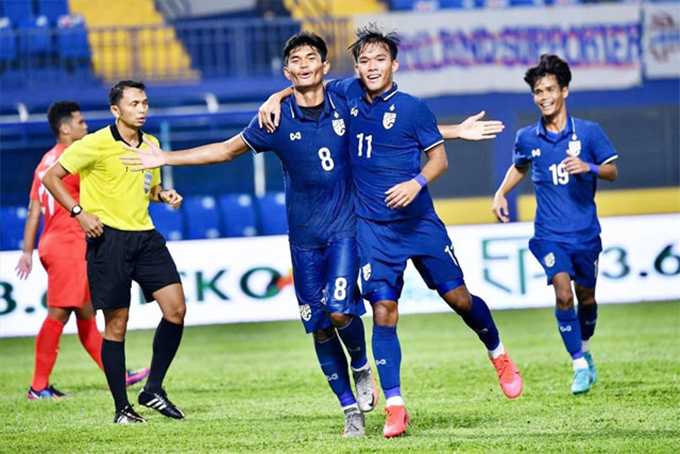 Thành tích thi đấu gần đây của U23 Thái Lan và U23 Singapore