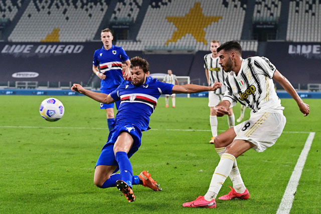 Thành tích thi đấu gần đây của Sampdoria và Juventus